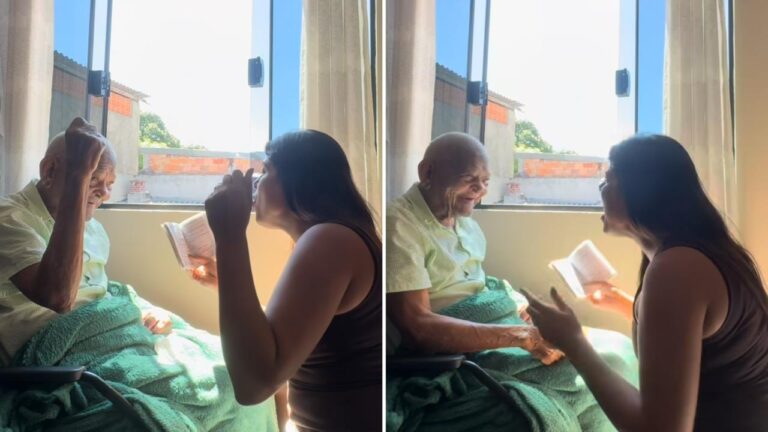 neta-inspira-ao-cantar-louvor-com-avo-enfermo:-‘nossa-esperanca-esta-em-jesus’